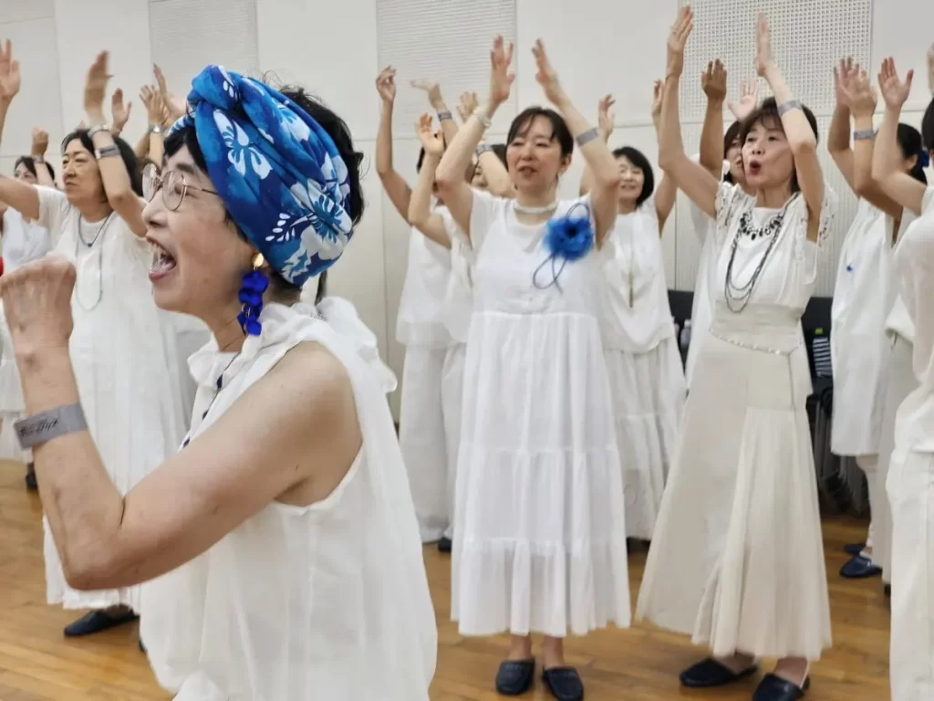 横浜ゴスペルフェスティバルのリハーサール