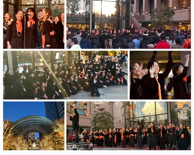 恵比寿ゴスペル祭2025のコンサート風景